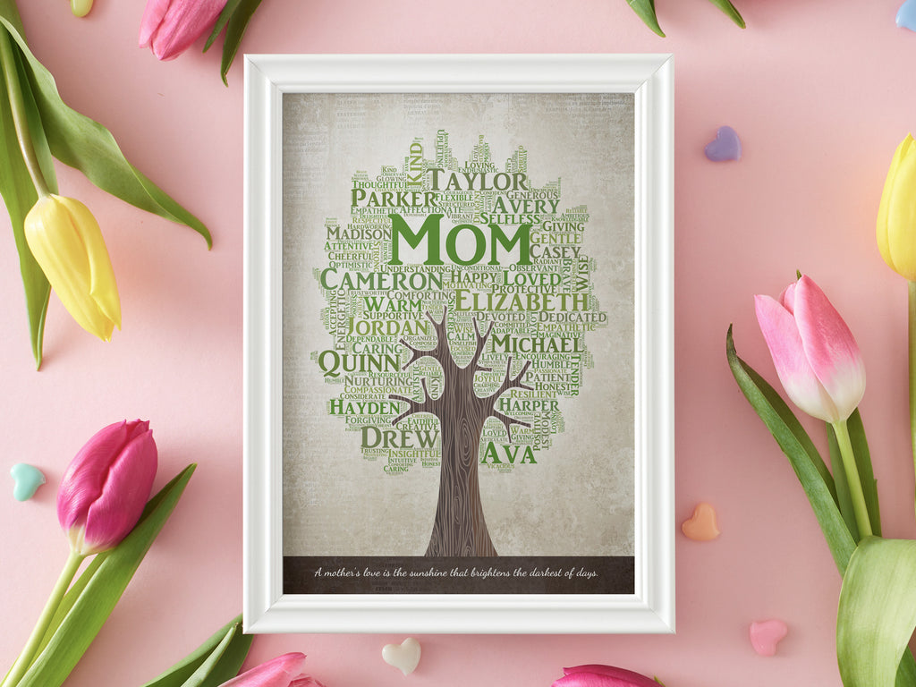 Celebrating Mother's Day with a Personalized Family Tree Gift