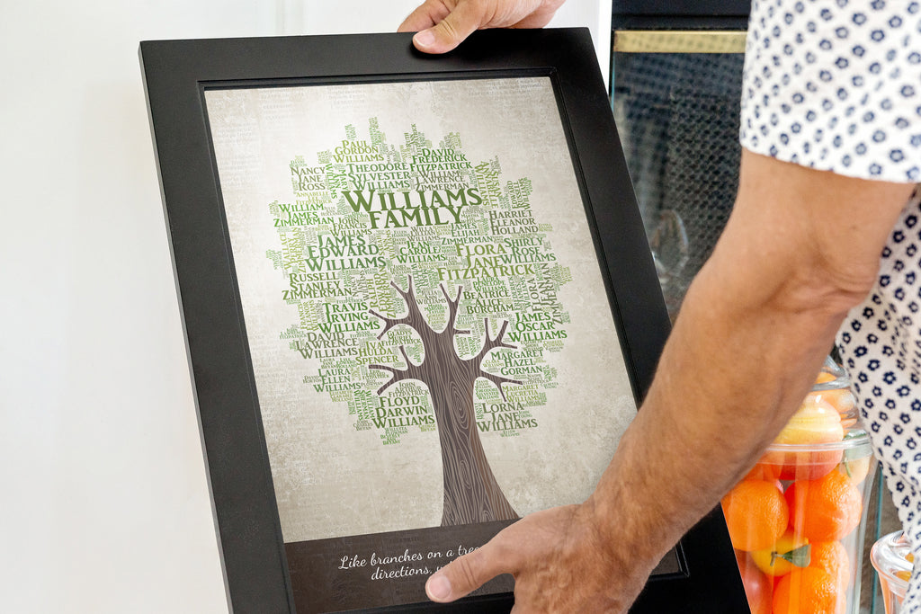 Designing A Meaningful Family Tree Gift For A Father's Birthday